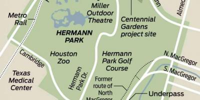 خريطة Hermann park