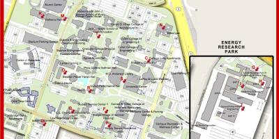 خريطة من جامعة هيوستن