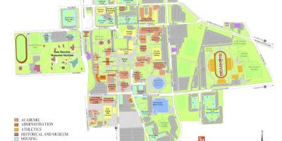 جامعة هيوستن خريطة